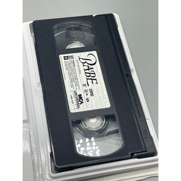 Babe VHS tape rated g 1h 31min 1995 stereo surround READ - Picture 4 of 4